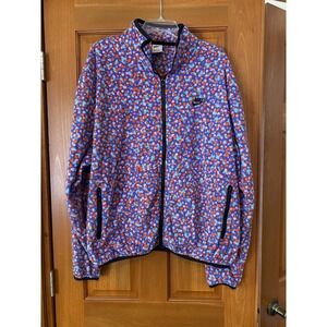 Nike Sportswear Club Fleece Jacket Polkadot Large Used DX0531-480 Full Zip